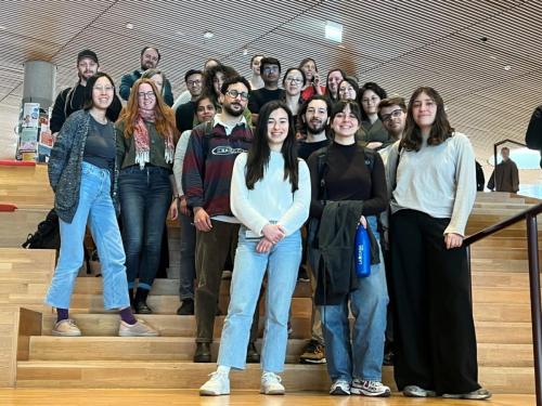 Group photo of the Python workshop. March 2025.