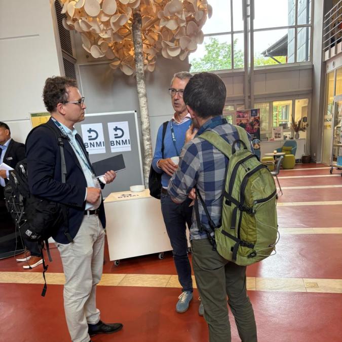 Jonathan Brewer (left)  and Morten Frendø Ebbesen (right) from DaMBIC at BNMI in Gothenburg.