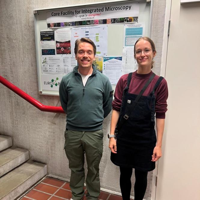 Jens Saalbrink won the 2nd Danish BioImaging Microscopy Image Contest. He visited CFIM to receive his prize. 